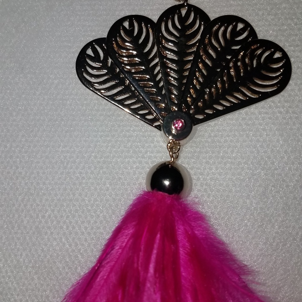 Kate Spade Feather Key Chain - Picture 2 of 5